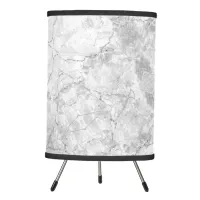 Simple White and Grey Marble |  Tripod Lamp