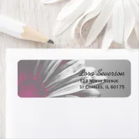 Pink Floral Highlights Return Address Label