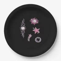 Whimsigoth – Romance Aesthetic Quote Paper Plates