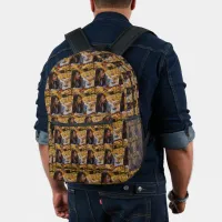 Custom Add Tiled Photo Personalize It  Printed Backpack