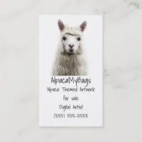 White Alpaca Business Card