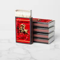 Stunning Year of Fire Goat 2027 Matchbox Favors Matchboxes