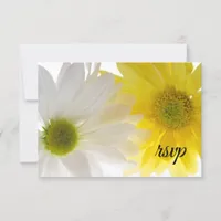 Yellow and White Daisies Wedding RSVP