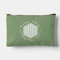 Flower of Life Ho'oponopono Accessory Pouch