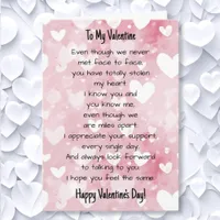 Online Romantic Relationship Valentine's Day Card