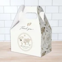 Travel Theme Baby Shower Favor Box