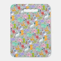 Cute Dinosaur Pattern on Grey | Seat Cushion