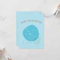 Zodiac Birthday Cancer Flat Card