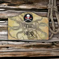 Pirate Ship Bathroom  Door Sign