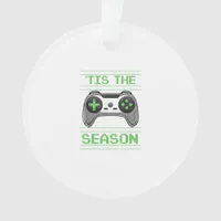 Tis The Season Video Games Christmas Xmas Gamer Ornament