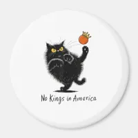 Cat No Kings In America We The People Political Magnet