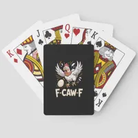Funny F Caw F Hen Creative Casual Style Poker Cards