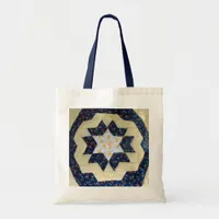 Tote - Quilted Star Flower Pattern