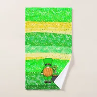 Irish St Patrick's Day Leprechaun Gnome Seasonal Hand Towel