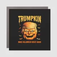 Funny Usa Pumpkin Trumpkin Make Halloween Great Ag Car Magnet