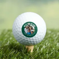 Best Dad by Par Father's Day Custom Photo Golf Balls