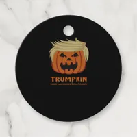 Trumpkin – Make Halloweens Great Again Funny Pumpk Favor Tags