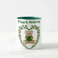 St. Patrick's Day Bear Mug