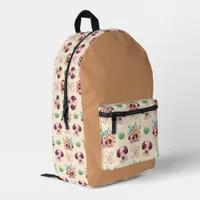 Adorable Dog Pattern  Printed Backpack