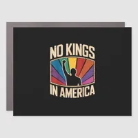 No Kings In America Since 1776 Creative Design Car Magnet