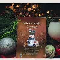 Make it December to remember Holiday Party Invitation