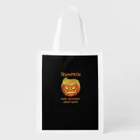 Halloween Trumpkin Classic Funny Grocery Bag