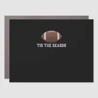 Tis The Season Football Season Funny Car Magnet