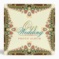 Exotic Bohemian Sparkle (v2) Wedding Album Binder