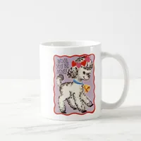 Vintage Valentine Lamb Coffee Mug