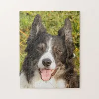 One Very Friendly Border Collie Jigsaw Puzzle