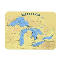 Great Lakes of North America Magnet