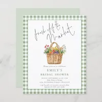 Budget Gingham Fresh off the Market Bridal Shower