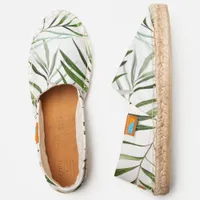 Green Botanical Tropical Espadrilles