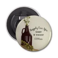 Growler Hops Daisies Hoppily Ever After Wedding Bottle Opener