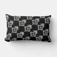 B Monogram Initial Throw Pillow