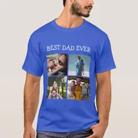 Best Dad Ever Personalized Photo  T-Shirt