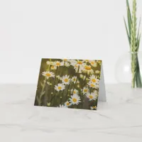 Vintage Daisy Boho Blank Inside Note Card