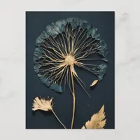 Pressed Dandelion AI Generated Postcard