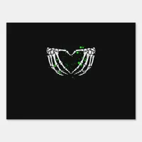 Skeleton Hand Heart Sign Costume Halloween