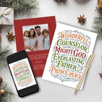 Isaiah 9 Christmas Bible Verse Holiday Photo