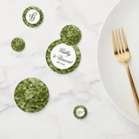 Green Annabelle Hydrangea Flowers Wedding Confetti