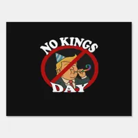 No Kings Day Vintage Classic Graphic Sign