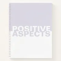 Book of Positive Aspects Two-Tone Notebook