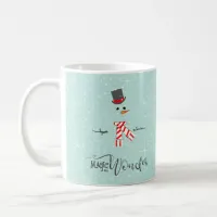 Magic and Wonder Christmas Snowman Mint ID440 Coffee Mug