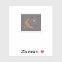Whimsigoth Moon Classic Sticker