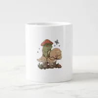 Cottagecore Frog  Aesthetic Mushroom Cute Goblinco Giant Coffee Mug