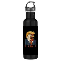 F Caw F Funny Chicken Classic Vintage Cool Style Stainless Steel Water Bottle