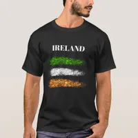 *~* IRISH IRELAND Simple Abstract Flag T-Shirt