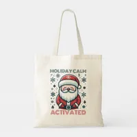 Santa Claus Tote Bag - Festive Holiday Design