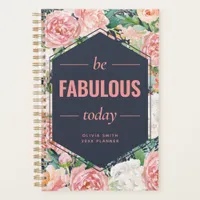 Be Fabulous Today | Personalized Planner